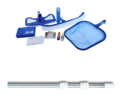 Hydrotools 8610 Premium Swimming Pool Maintenance Kit w/ 4'-12' Telescopic Pole