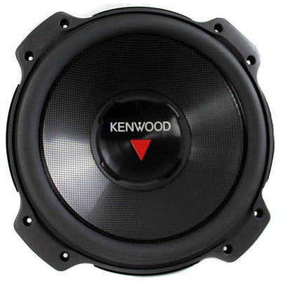 Kenwood 12 Inch 2000 Watt 4 Ohm Single Voice Coil Audio Subwoofer (Used)