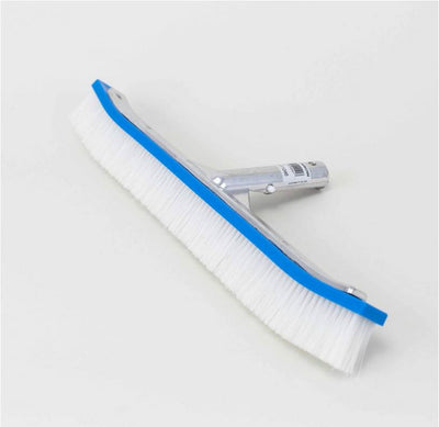 Pentair R111046 18" Curved Swimming Pool Spa Brush w/ 4'-12' Telescopic Pole - VMInnovations