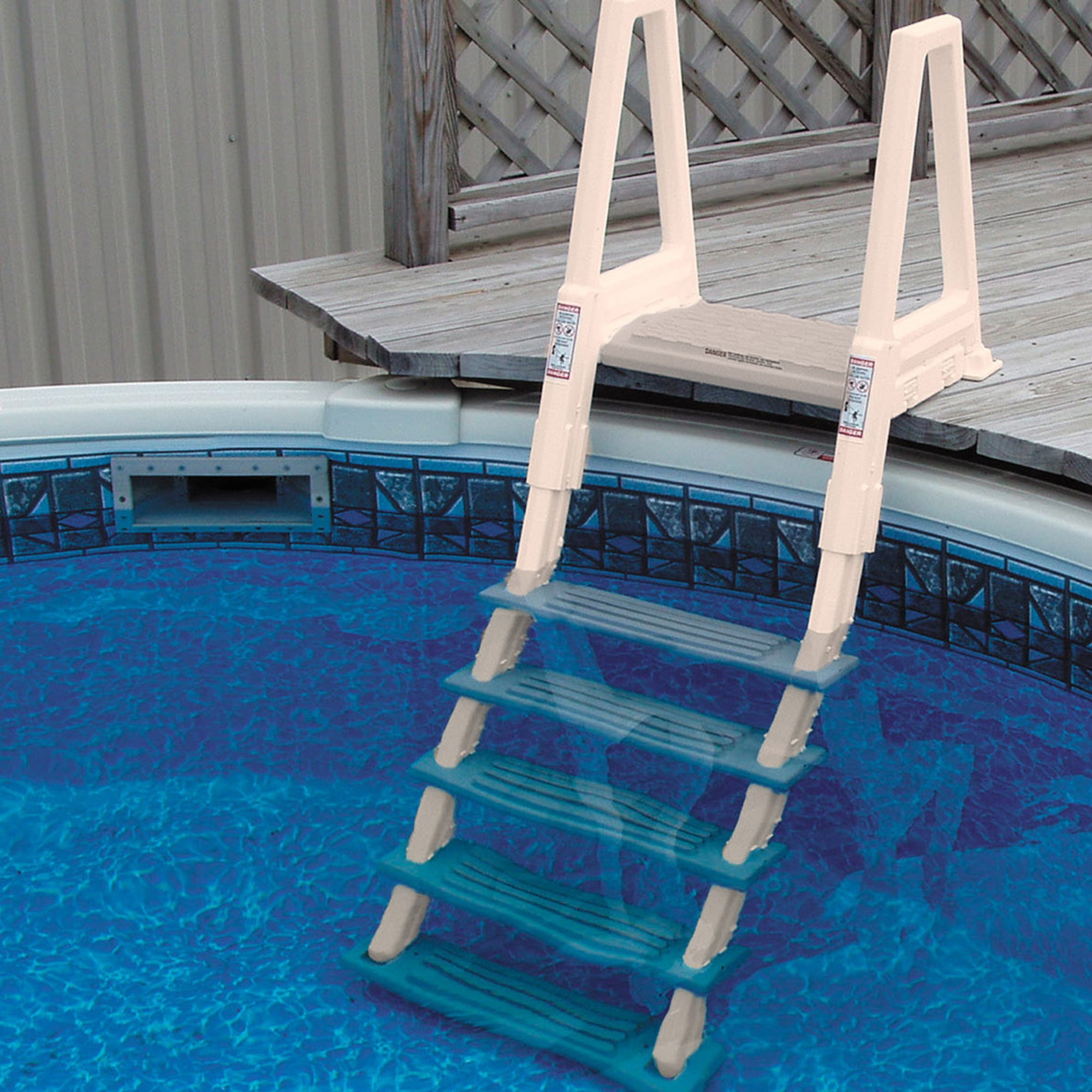 Confer Plastics In Pool Ladder & Hydrotools by Swimline 9" x 36" Ladder Mat