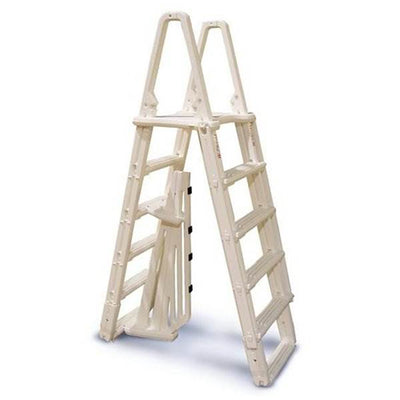 Confer Plastics A-Frame Pool Ladder & Hydrotools by Swimline 9" x 36" Ladder Mat