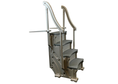 Confer Above Ground CCXAG Pool Ladder Steps + 8100X Steps + CCXAG2 Add on + Pad