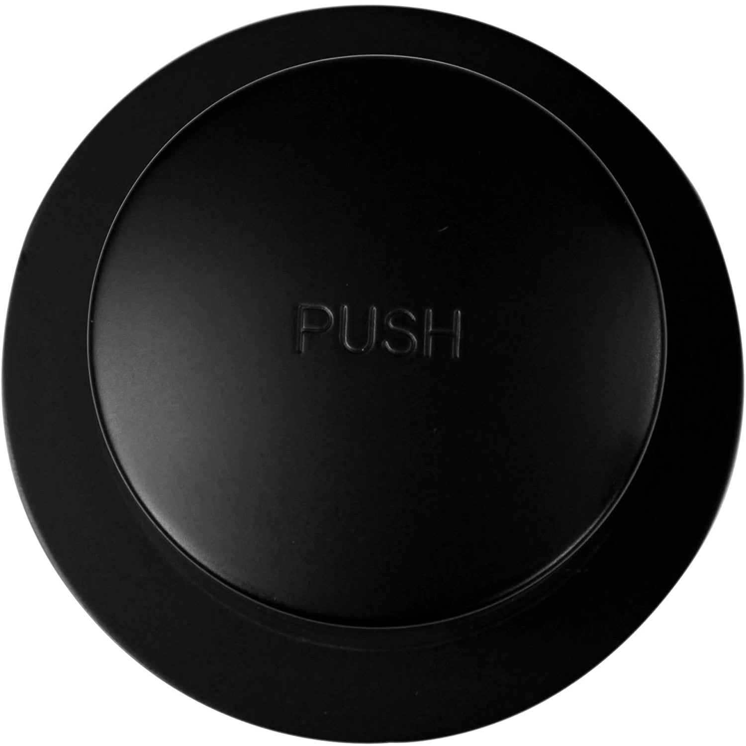 Westbrass 593244-62 Polymer Metal Overflow Tiptoe Bath Drain, Black (1 Pack) - VMInnovations