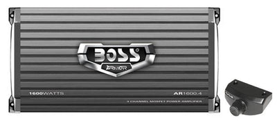 BOSS AUDIO AR1600.4 1600W 4 Channel Car Amplifier Amp+Remote+ 6.5"/6x9" Speakers