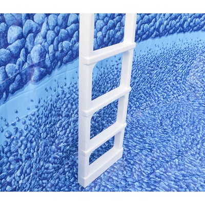 Main Access 200300 Pro Series Above Ground Swimming Pool In-pool Ladder w/ Mat - VMInnovations