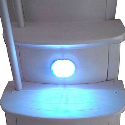 Main Access 200100T Above Ground Pool Ladder Steps w/ Pad + 2 Weights + LED Lite - VMInnovations
