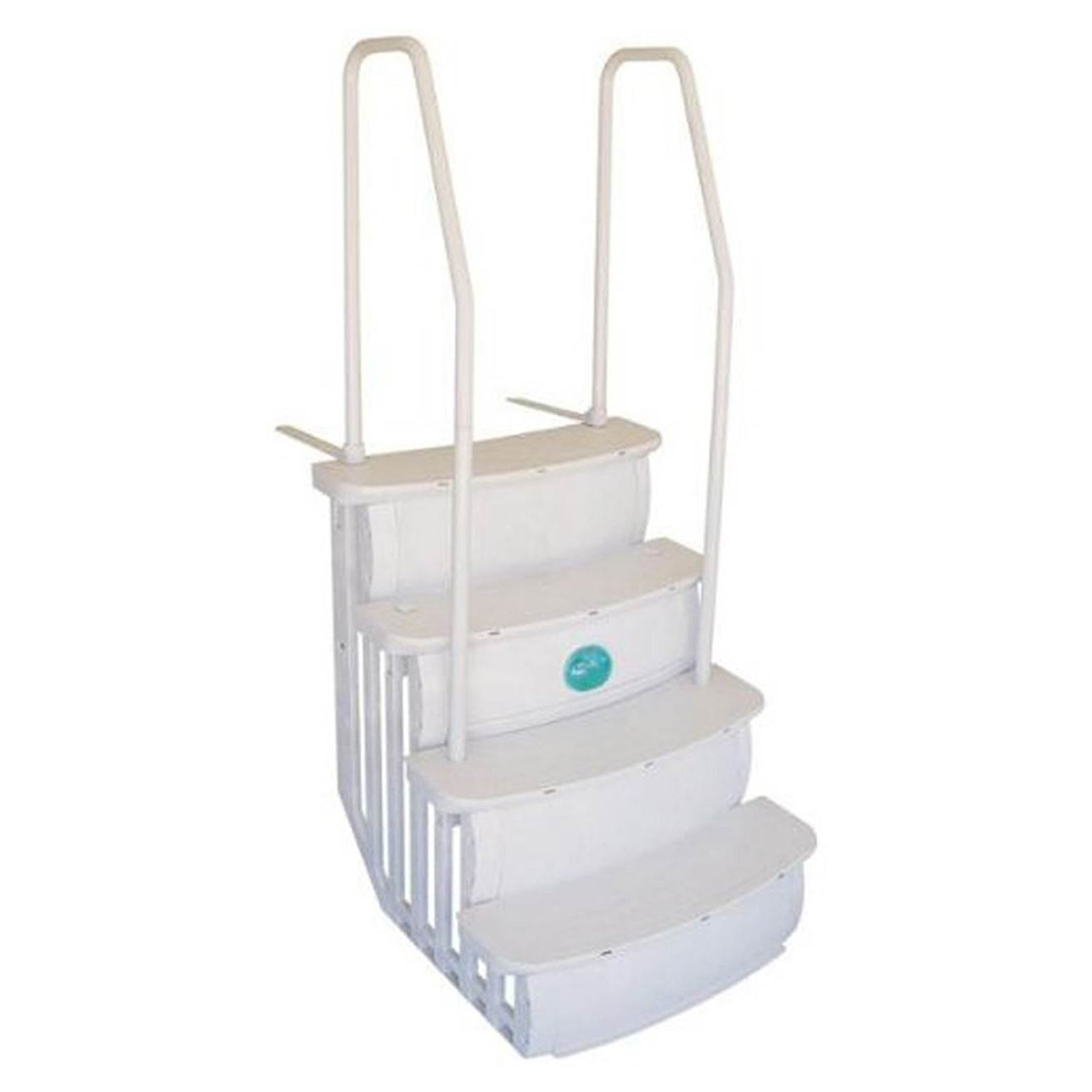 Main Access iStep Above Ground Pool Entry Steps Ladder w/ LED Light + 2 Weights - VMInnovations
