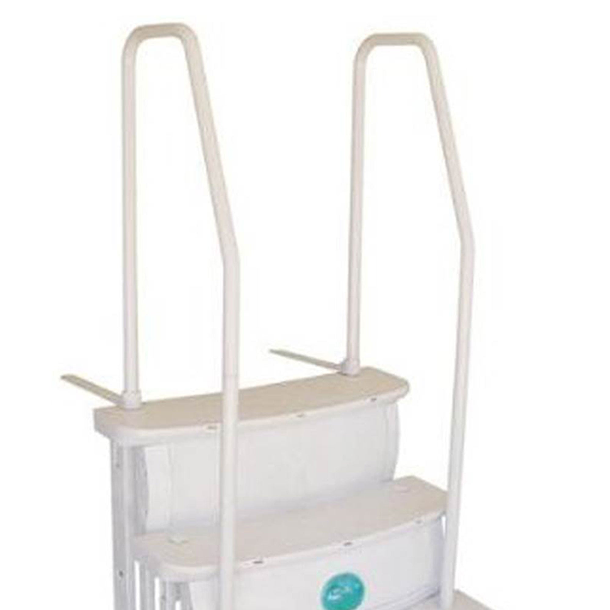 Main Access iStep Above Ground Pool Entry Steps Ladder w/ LED Light + 2 Weights - VMInnovations