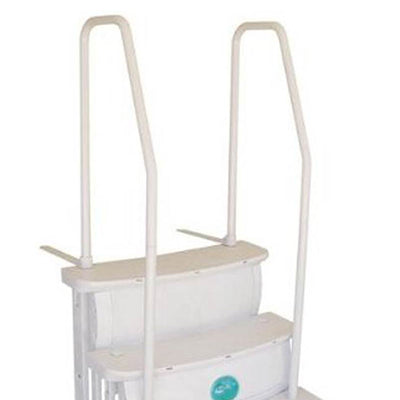 Main Access iStep Above Ground Pool Entry Steps Ladder w/ LED Light + 2 Weights - VMInnovations