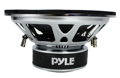 2) Pyle PL1290BL 12" 2400W Car Subwoofers + 2000W Bluetooth 2-Ch Amp + Amp Kit