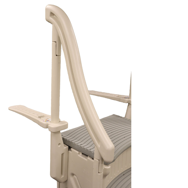 Confer Plastics Curved In-Pool 3 Step Ladder System for In Ground Pool(Open Box) - VMInnovations