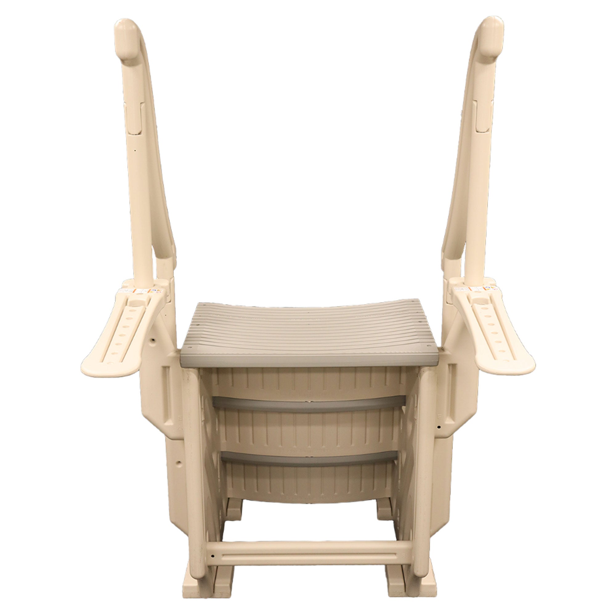 Confer Plastics Curved In-Pool 3 Step Ladder System for In Ground Pool(Open Box) - VMInnovations