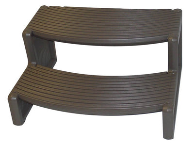 Confer Plastic HS2-P Resin Multi Purpose Spa Hot Tub Steps, Portabello | Used - VMInnovations
