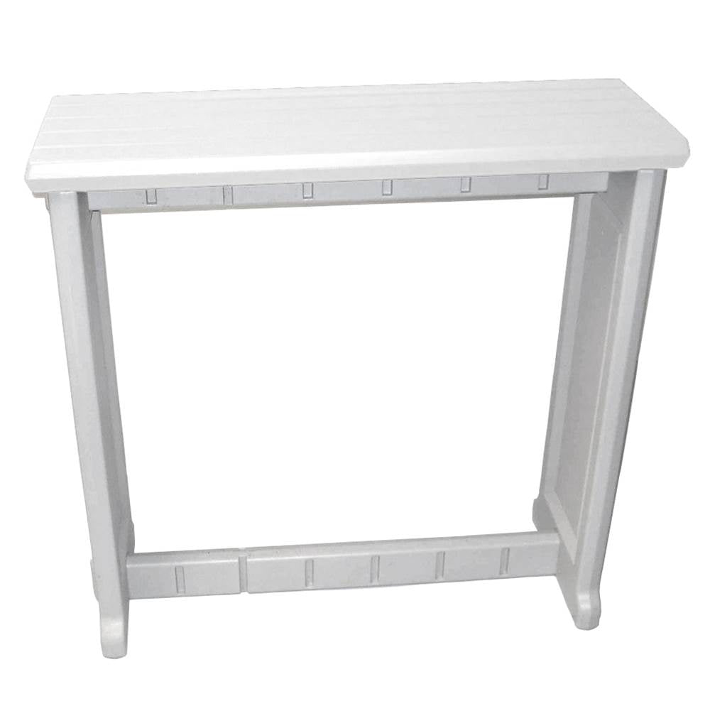 Leisure Accents Hot Tub Spa Patio Deck Bar Counter 36" High 36" Long Gray/Beige