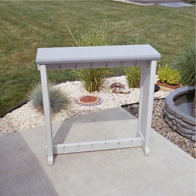 Leisure Accents Hot Tub Spa Patio Deck Bar Counter 36" High 36" Long Gray/Beige