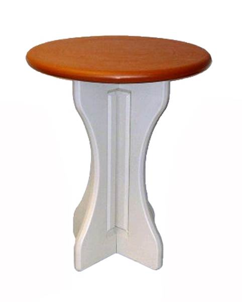 Leisure Accents Weather Proof Resin Deck Patio Table 30" Round 36" Redwood/Gray