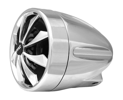 2) Pyle PLMCS94 3" 800W Weatherproof Dual Mount Speakers + 800W 4-Ch Marine Amp