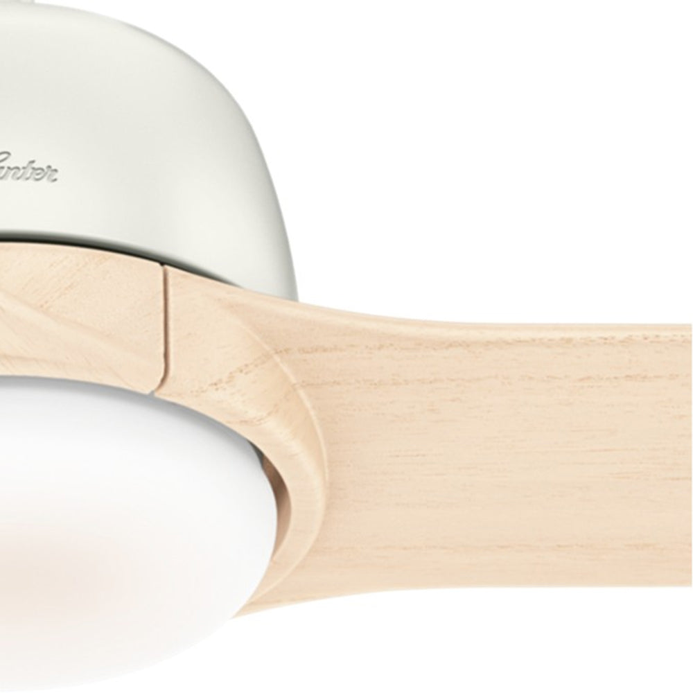 Hunter Fan Company 59423 Norden 54-Inch Multiple Speeds Ceiling Fan, Fresh White