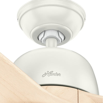 Hunter Fan Company 59423 Norden 54-Inch Multiple Speeds Ceiling Fan, Fresh White