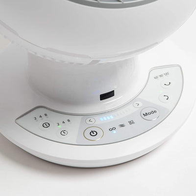 Woozoo 594317 Personal Oscillating Programmable Start & Stop Desk Fan w/ Remote