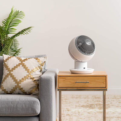 Woozoo 594317 Personal Oscillating Programmable Start & Stop Desk Fan w/ Remote