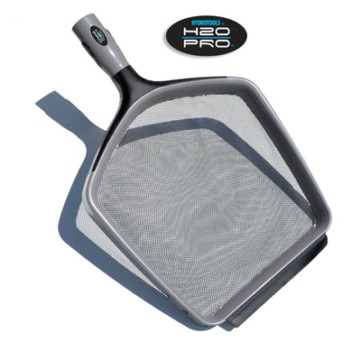 Hydrotools 80600 Swimming Pool H20 PRO 12" Leaf Skimmer w/ 4-12' Telescopic Pole