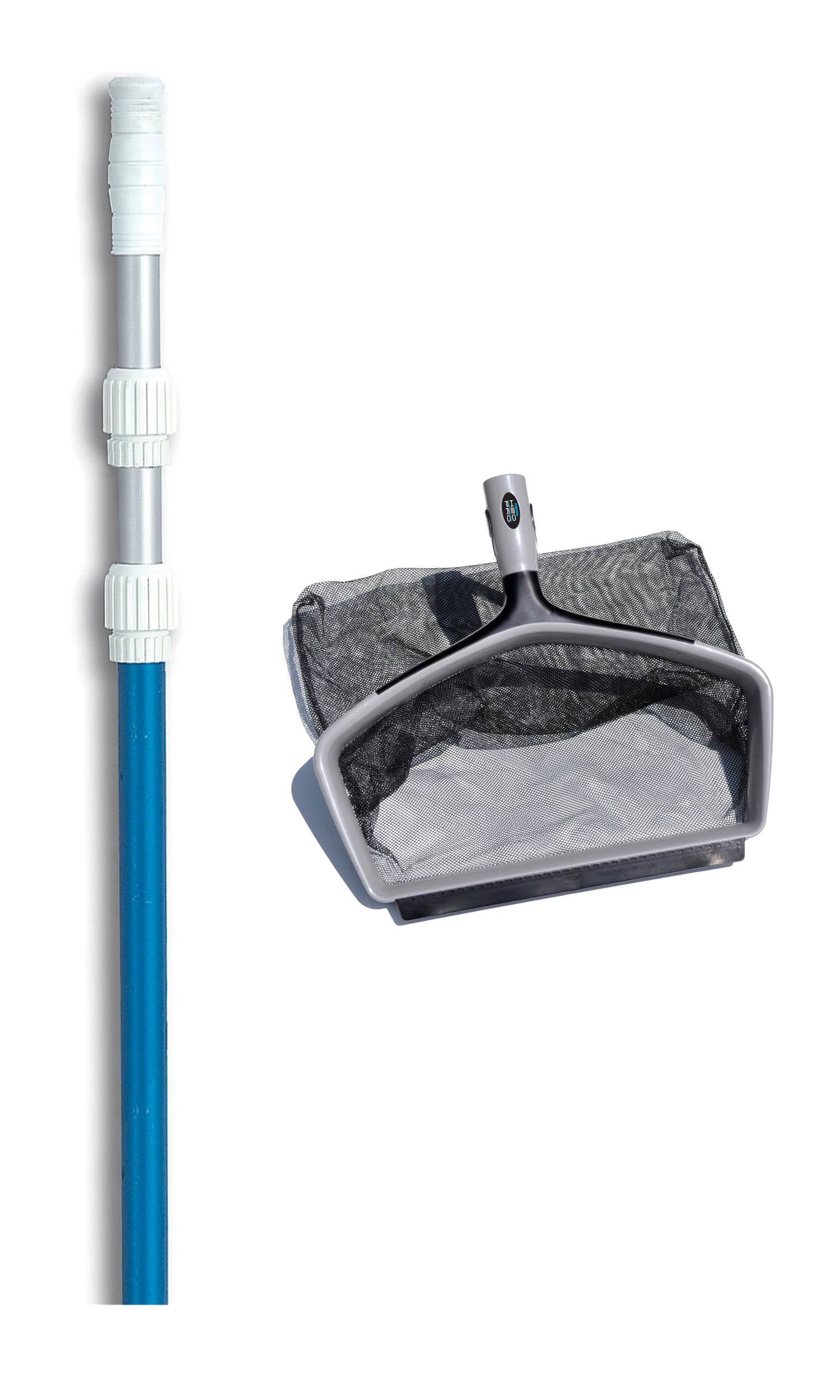 Hydrotools 80605 H20 PRO 17" Deep Bag Leaf Pool Rake w/ 7-21' Telescopic Pole