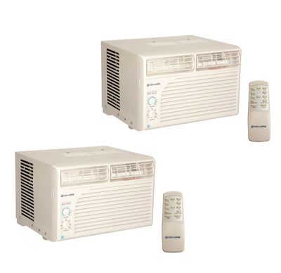 Cool Living 6,000 BTU Energy Star Efficient Window Mount Room Air Conditioner, 2