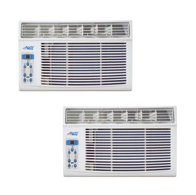 2) Arctic King 8,000 BTU Energy Star Window Mount Room Air Conditioner AC Units