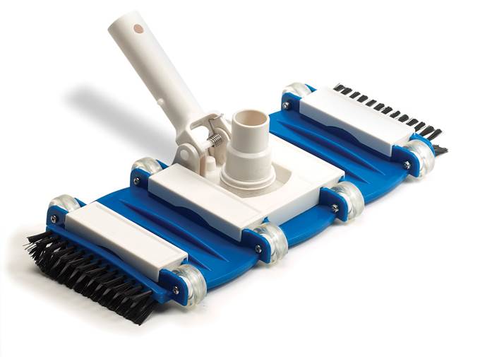 Hydrotools 8165 Pool Flexible Weighted Vacuum Head w/ 5-15' Telescopic Pole