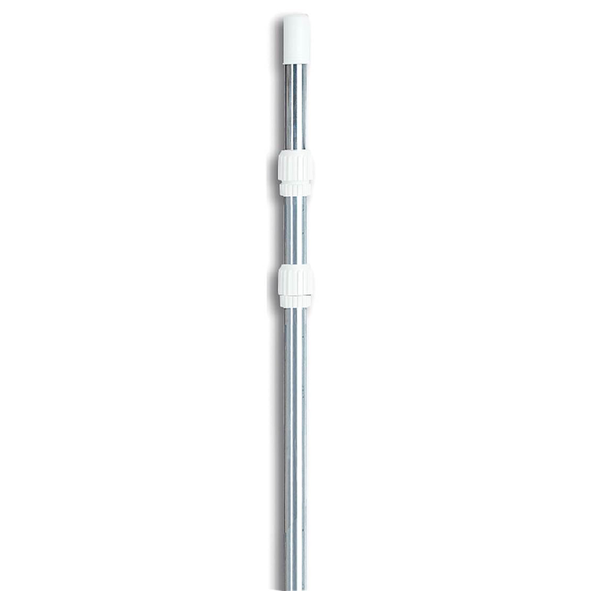 Hydrotools 8210 18" Curved Spa Pool Wall & Floor Brush w/ 4-12' Telescopic Pole