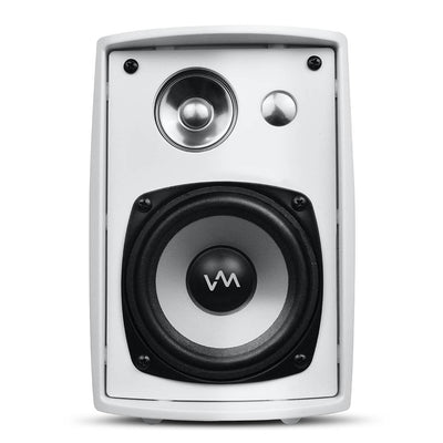 Pyle Pro 200 Watt Home Amp + 4 VM Audio Outdoor Speakers | PT260A + 2 x SR-WOD4