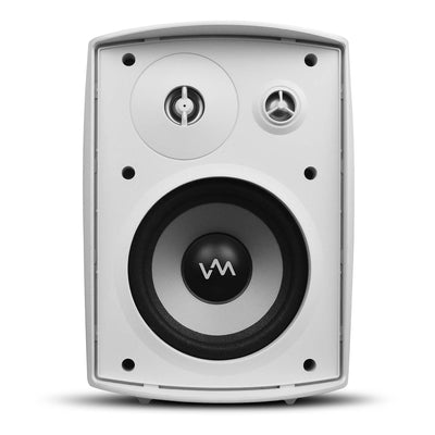 Pyle Pro 200W Home Amp + 4 VM Audio 200W Outdoor Speakers | PT260A + 2 x SR-WOD5