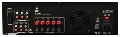 VM Audio Shaker 8" 5.1 In Wall Surround Sound Theater System + Pyle PT570AU Amp