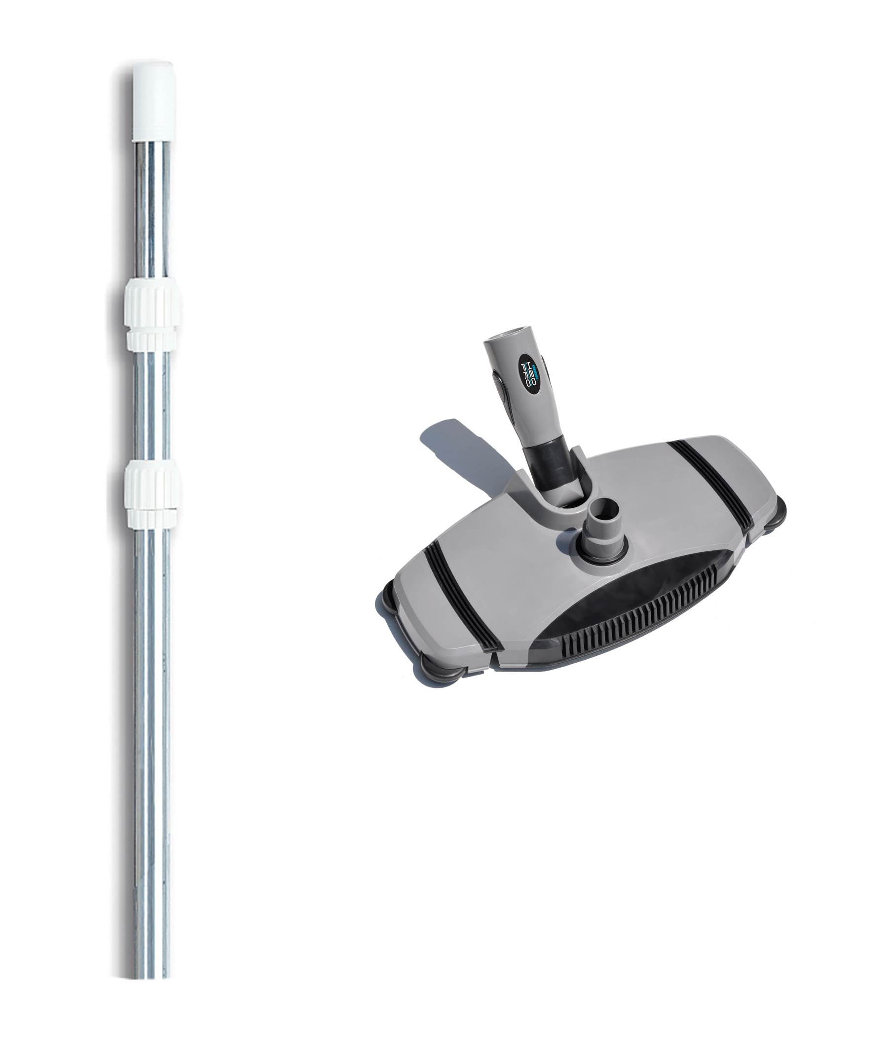 NEW Hydrotools 81600 H2O PRO 15" Pool Flex Vacuum Head w/ 4-12' Telescopic Pole - VMInnovations