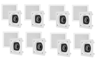 16 VM AUDIO Shaker 4" In Ceiling/In Wall Theater Surround Speakers Contractor