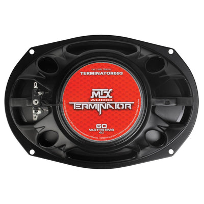 MTX Terminator 693 6x9 In 120W 2 Way Coaxial Car Audio Speakers Pair (Open Box)