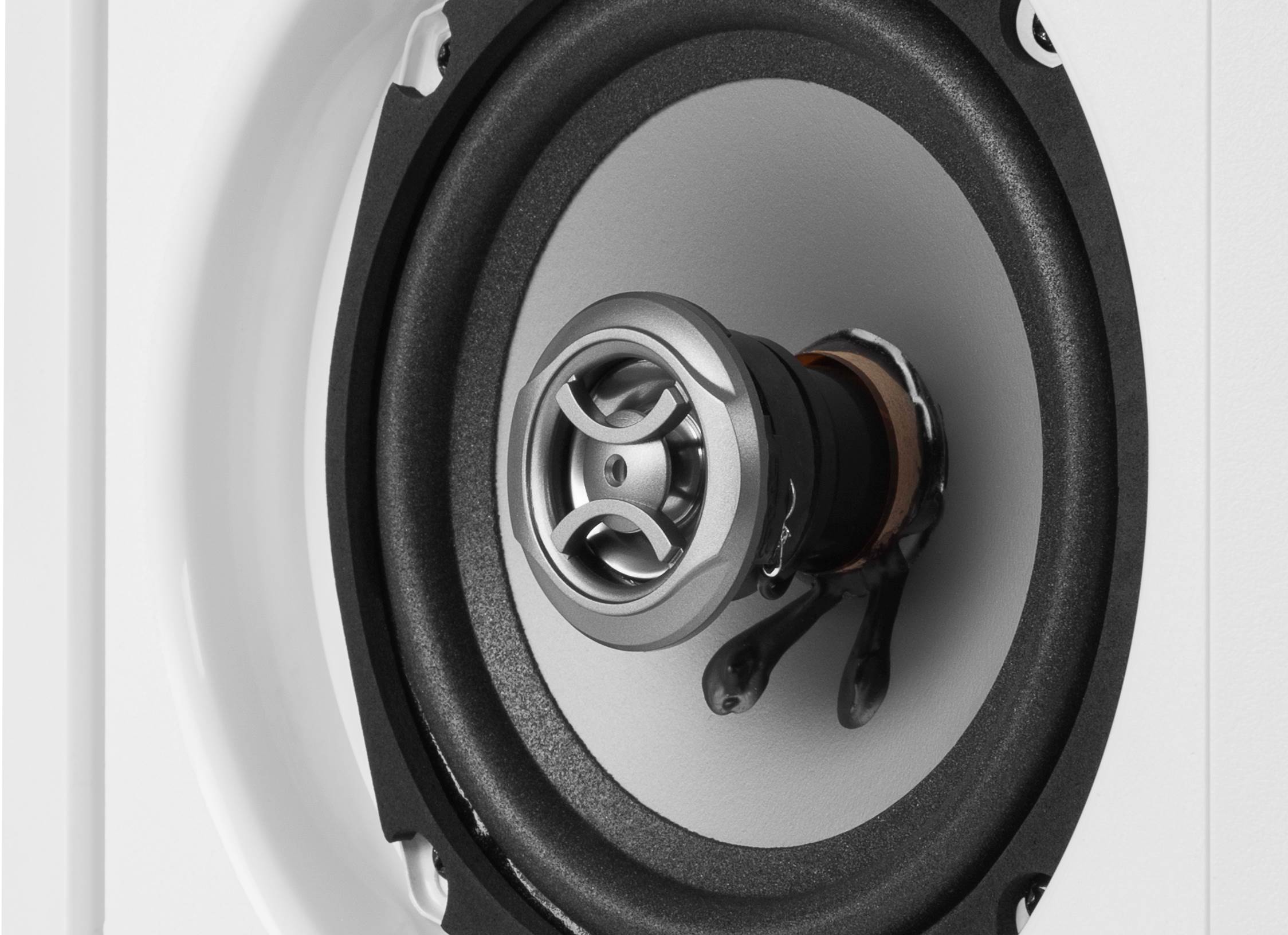 16) VM AUDIO Shaker 5.25" 125W Square In Ceiling/In Wall Surround Sound Speakers