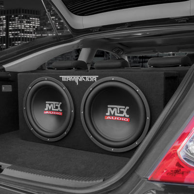 MTX 12" 1200W Dual Loaded Car Subwoofer Audio, Sub Box, Amplifier & Amp Kit