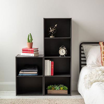 IRIS 4 Tier Tall Freestanding Wood Storage Bookshelf Shelf Shelving Unit (Used)