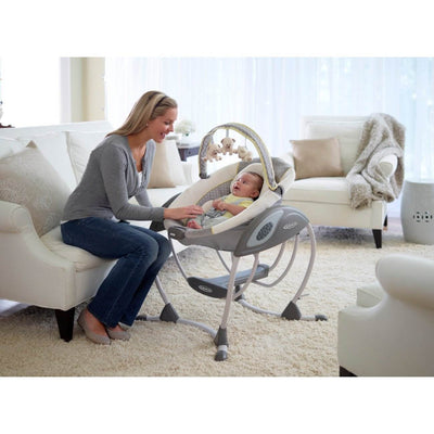 Graco Glider Petite LX Baby/Infant Swing with Mobile Toys - Affinia | 1925885