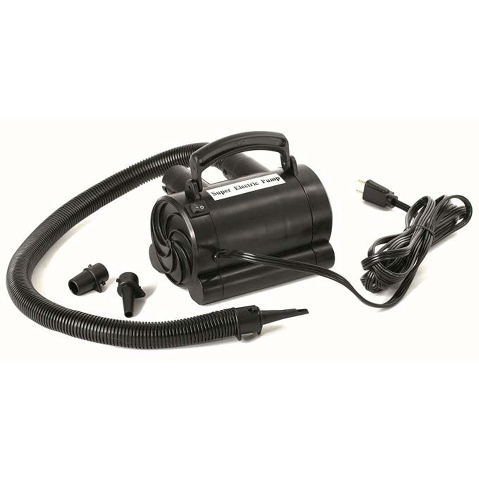 New Swimline 9057 Pool Inflatable Fabric Covered Mattress w/ 110 Volt Air Pump - VMInnovations