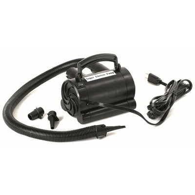 New Swimline 9057 Pool Inflatable Fabric Covered Mattress w/ 110 Volt Air Pump - VMInnovations