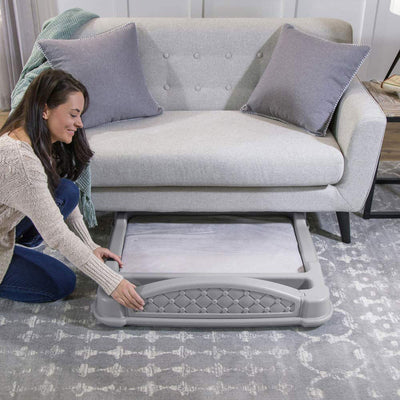 Step2 Close N Cozy Hideaway Comfortable Dog Bed for Small to Medium Dogs, Gray