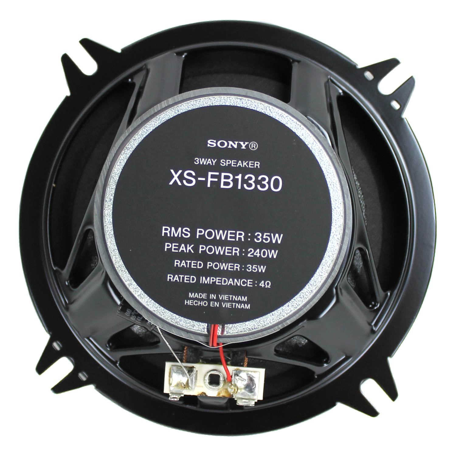 Sony XS-FB1330 5.25" 240 Watt Car Audio Stereo Speakers, Pair (Open Box)