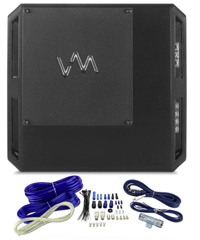 VM Audio ECD1500.1 Encore Ohm Class D Digital Mono Power Amplifier + Wiring Kit