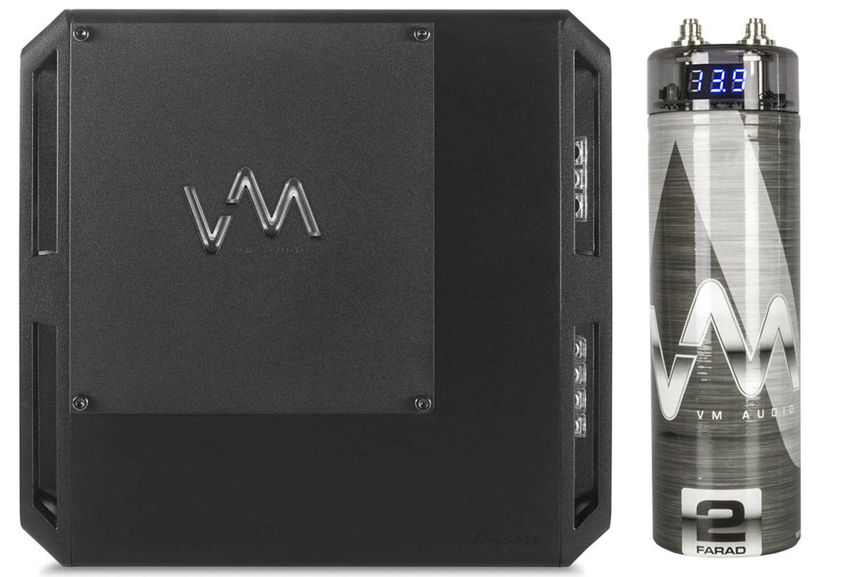 VM Audio ECD1500.1 Encore 1500W 1 Ohm Class D Amp Digital Mono Power Amp + Cap