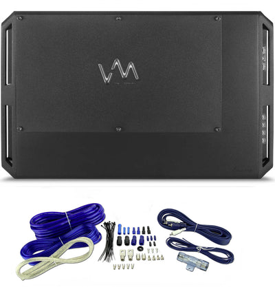 VM Audio ECD2500.1 Encore 2500W 1 Ohm Class D Amp Digital Amplifier + Wiring Kit