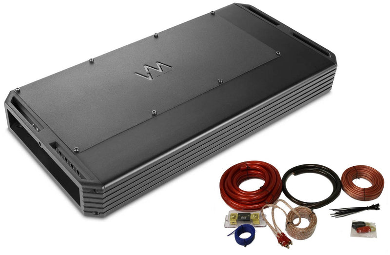 VM Audio ECD4200.1 Encore 4200W 1 Ohm Class D Amplifier + 0 Gauge Wiring Kit