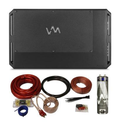 VM Audio ECD3300.1 Encore 3300W 1 Ohm Mono Amplifier + 0 Gauge Wire + Capacitor